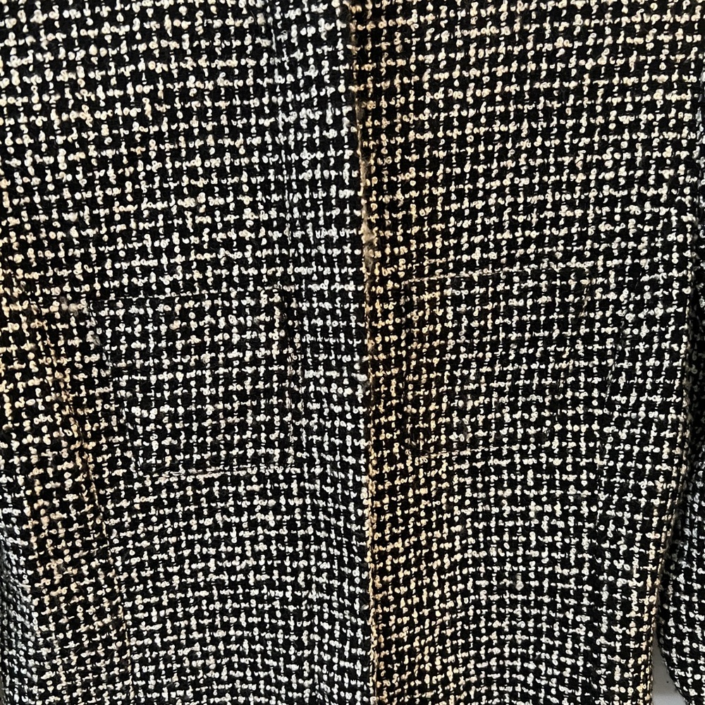 JRT By Newport News | Black & White Tweed Jacket - Picture 4 of 6